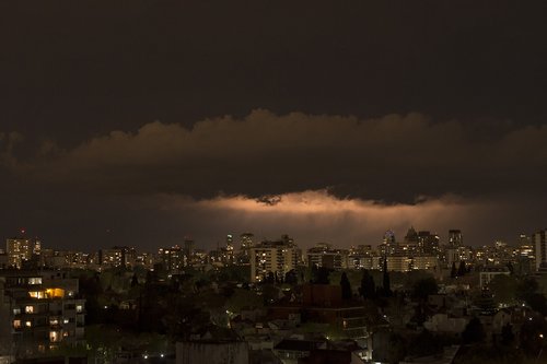 night  storm  buenos aires