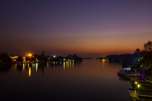 night sky light