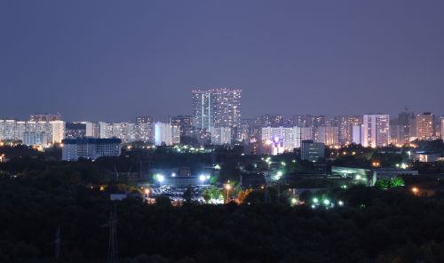 night city city ​​lights night lights