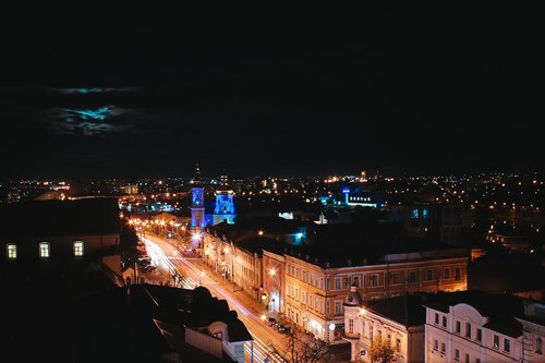 night city  ukraine  lights