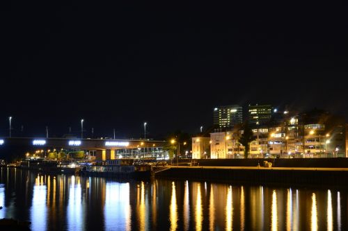 night scene arnhem rhine