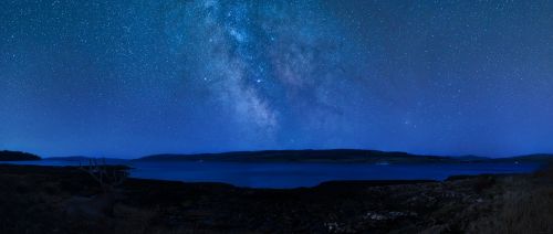 night sky stag scotland