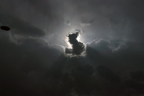 night sky  cloud  moon