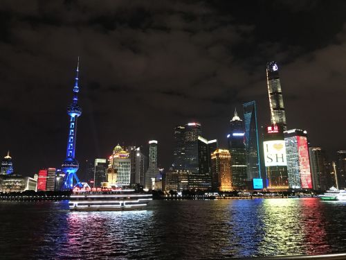 night view shanghai shanghai tower