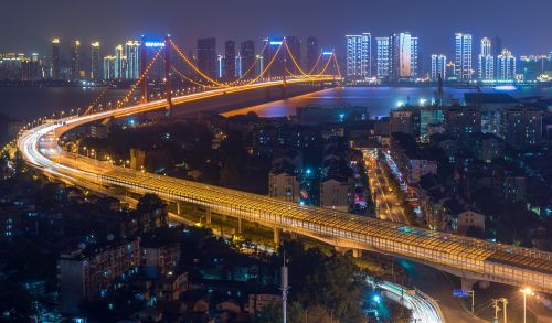 night view traffic