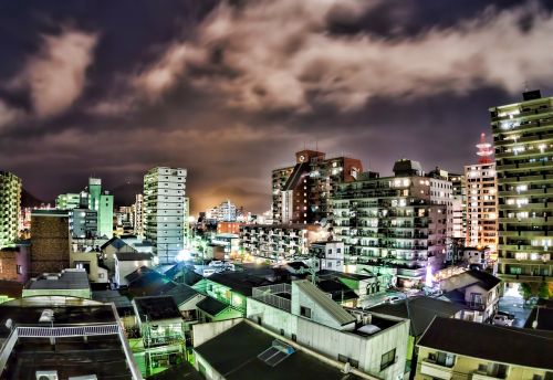 night view night japan