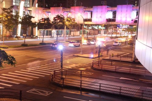 night view 燈 street