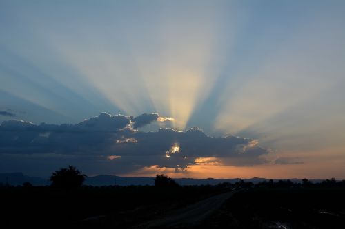 nikon 5200d sunrise on a farm in khuzestan