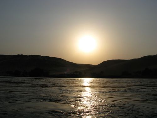 nile rio sunset
