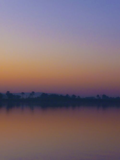 nile egypt sunset