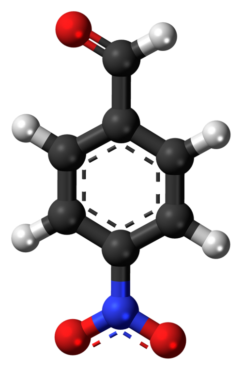 nitrobenzaldehyde chemistry atoms