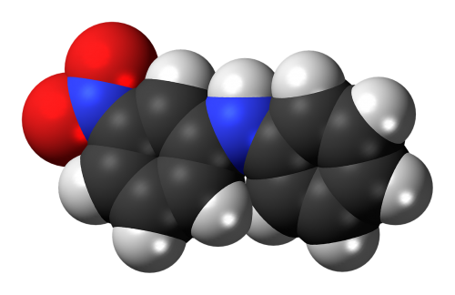 nitrodiphenylamine molecule chemistry