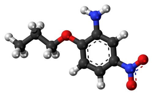 nitropropoxyaniline sweet molecule
