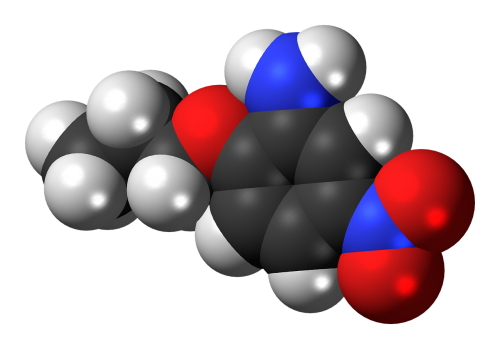 nitropropoxyaniline sweet molecule
