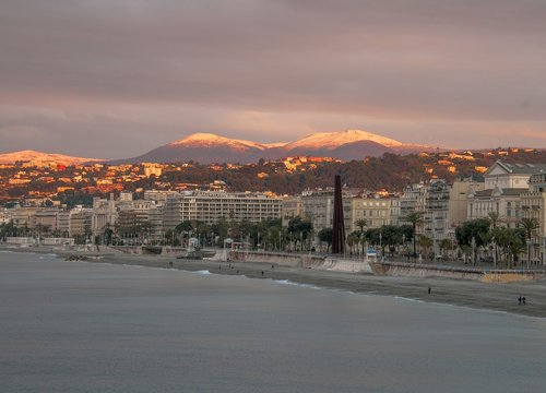 nizza  france  mountains