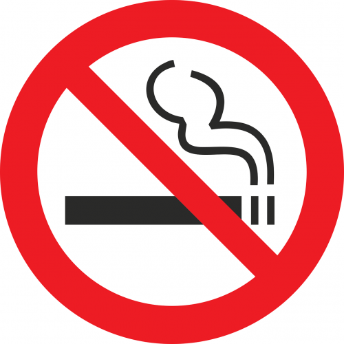 no smoking sign prohibited