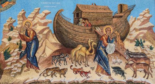noah's ark mosaic iconography