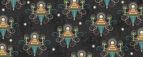 non-seamless  pattern  background