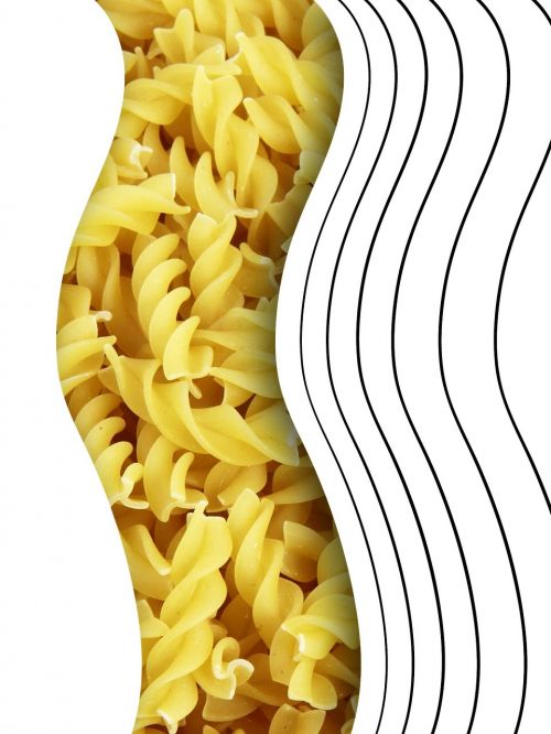 noodles spirals pasta