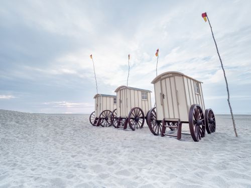 norderney badekarren beach