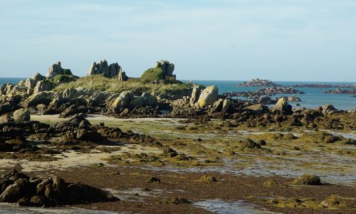 normandy chausey island granite
