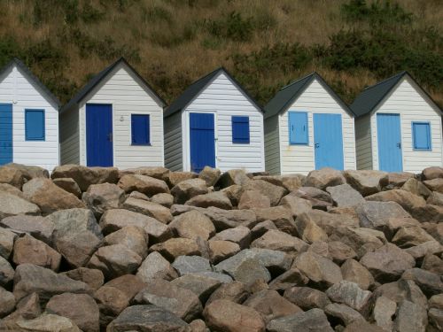 normandy beach sea