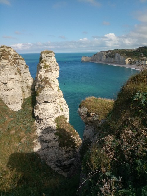 normandy  etretat  sea