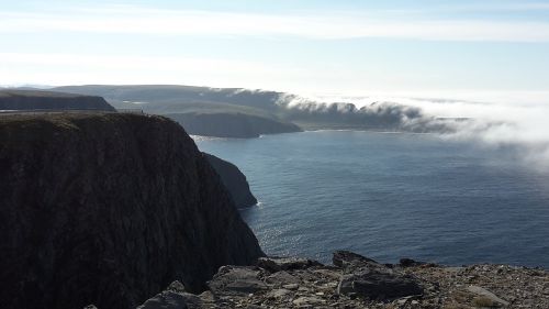 north cape rock cliff