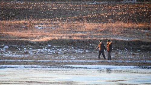 north korea soldiers happiness