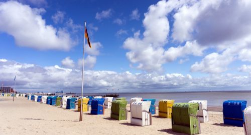 north sea island föhr beach chair