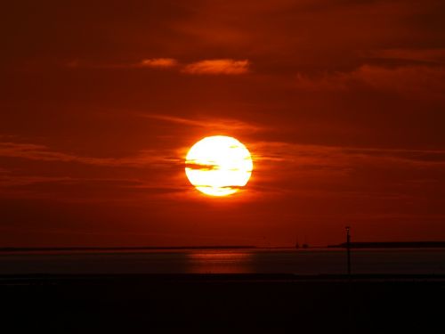 north sea evening abendstimmung