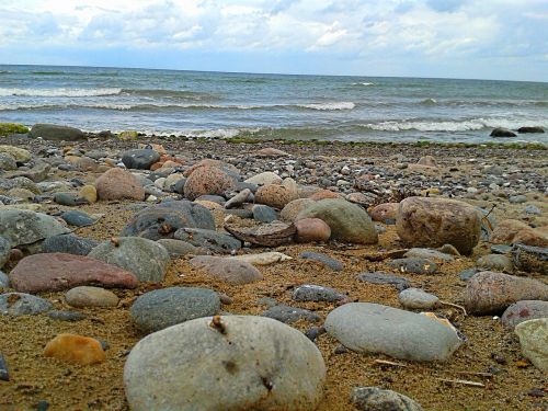 north sea stones sea