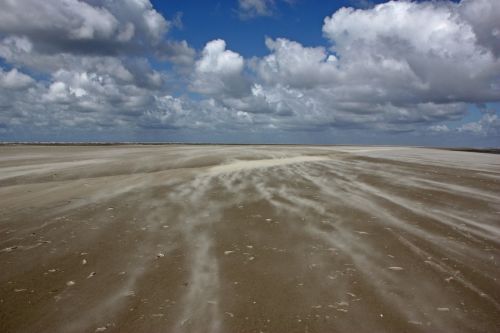 north sea sandstorm beach