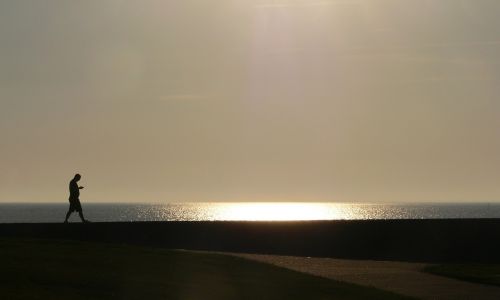 north sea sea sunset