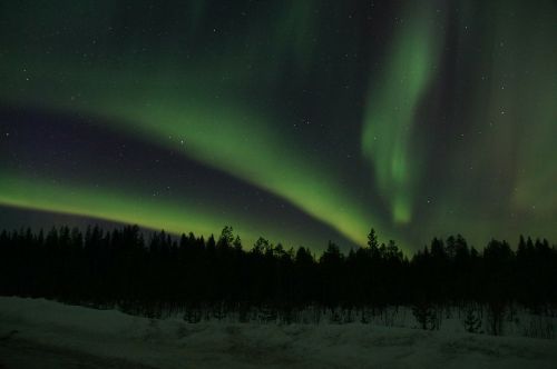 northern lights sweden lapland