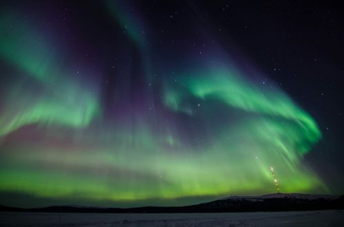 northern lights aurora lapland