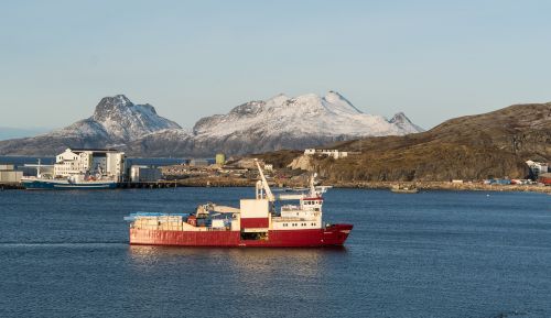 norway coastline ship