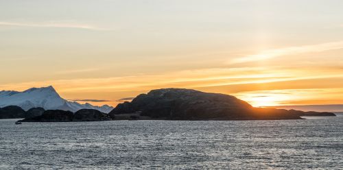 norway cruise sunrise