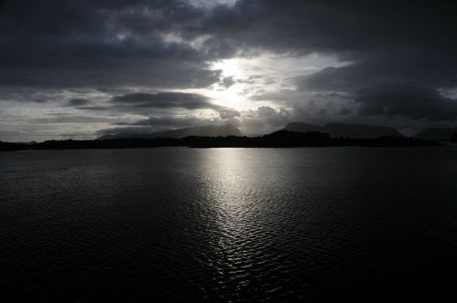 norway fjord sunset