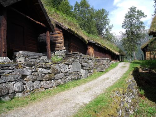 norway village wood