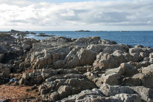 norway rock sea
