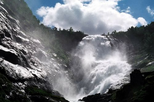 norway flam waterfall