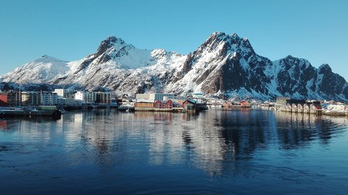 norway  panoramic image  fjord
