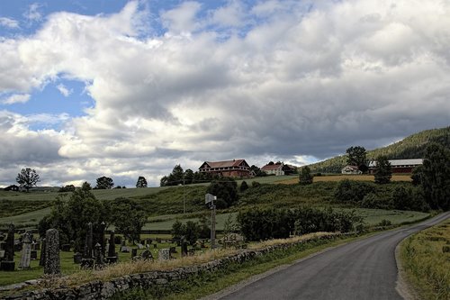 norway  heddal  landscape