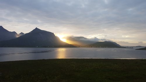 norway  sunset  landscape