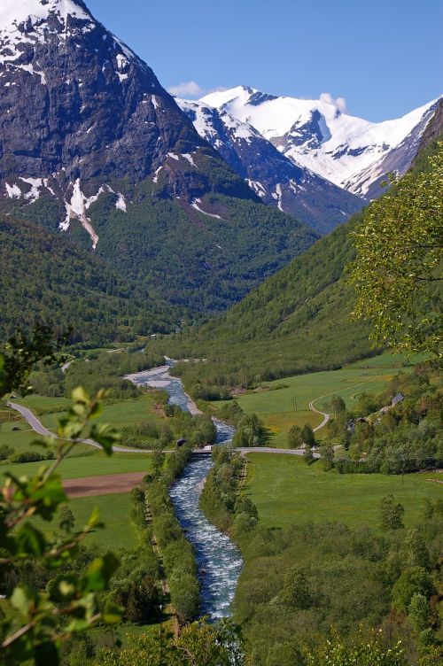 norway fjordlandschaft river