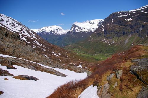 norway fjordlandschaft mountains