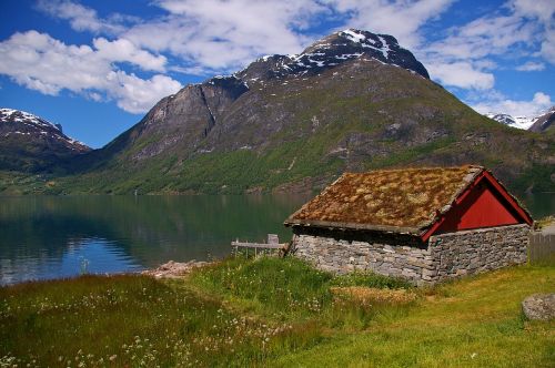 norway fjordlandschaft mountains