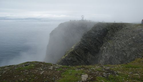 norway northern cape cliff