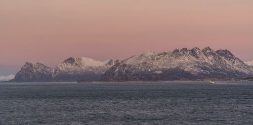 norway coast sunset fjord